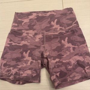 Lululemon purple camo short for sale (size 8)